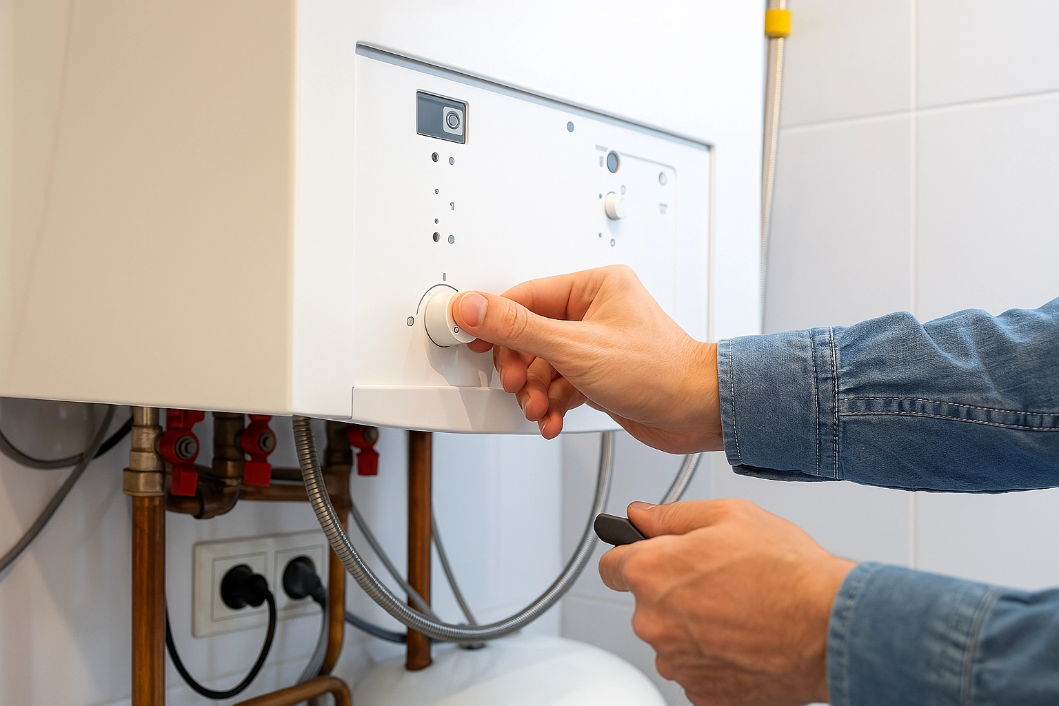 Edificios con calderas de gas